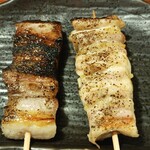 焼鳥びん - 焼き鳥のアップ