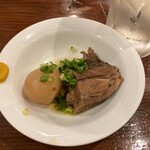 牛たん料理 閣 - たんの角煮（お通し）