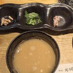 麺屋 周郷 - 〆は割りスープで
