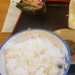 市場食堂 - 刺身小鉢・ご飯