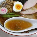 手打中華 すずき - スープ