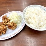 ラーメン魁力屋 - 唐揚げ定食