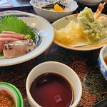 活魚すごう - 刺身と天婦羅