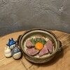 Totorou Roman - 芽ねぎとお塩と黒毛和牛の土鍋ご飯 ¥1,980-