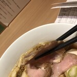 らぁ麺すみ田 - レア叉焼厚み1㎜程度