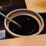 日本料理 柳燕 - オープン以来継ぎ足して来たタレ