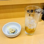 大ざわ - ぬたの竹輪
ウーロンハイは、酎ハイ倶楽部(のグラス)