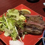 Zenseki Koshitsu Sumiyaki Sendai Gyuu Tansakaba Tanya Okumura - 厚切り牛タンステーキ