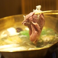 しゃぶしゃぶ 吟半 お台場店 - 単品しゃぶしゃぶセットB/鹿児島県産　和牛特上ロース