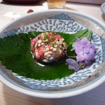 寿司 いずみ - アジの酢なめろう　夏の定番！