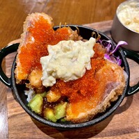 Seafood bar Ermitage 代々木店 - ⑦名物！サーモンレアカツレツ
                    　（サーモンレアカツライス）