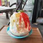 Secret Base JO-9, cafe - 横からの図