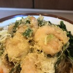 そばの神田 東一屋 - 海老に着目する。