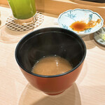ますなが - あら汁を濾したように出てくるみそ汁。絶品！