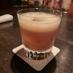 バー エイジング - ノンアルのサクランボのカクテル