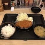 松のや - 朝得ロースかつ定食