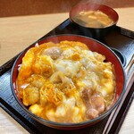TAIZEN - 比内地鶏親子丼　味噌汁、香の物付き