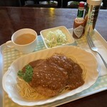 Furanse - スパゲティ・ミート・カツ1,100円