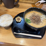 Mame deppou - 坦々麺＋半ライス