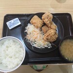 吉野家 - 唐揚げ定食並