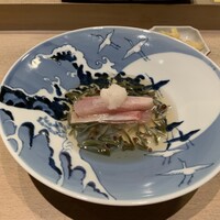 鮨料理 一高 - じゅんさい　縞鯵