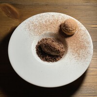 スティルトン入りチョコレートムース