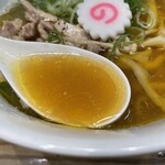 東京ラーメンショー 極み麺 - 黄金スープ(^^)多めの鶏油で最後まで熱々です