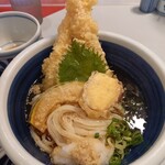 本格手打うどん おか泉 - ひや天おろし(1,100円)