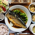 こぶた食堂 - ランチ鯖の煮付け¥1,200✨
