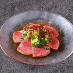 Limited edition not raw liver sashimi