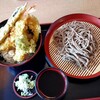 Tsuka soba - 天丼セット（冷そば）