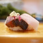 辰巳寿司 - 鰹、ワラサ