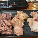 Shichirin Yakiniku Anan - 鶏と豚かなぁ