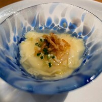 Az/ビーフン東 大阪店 - 干し貝柱と湯葉の冷製茶碗蒸し