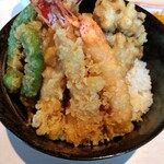 kajuarutempurakadokyuupurodhu-subaiyasakaendou - 上天丼1650円