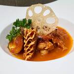 欧州キッチン アルマ - トリッパの煮込み(トマト)