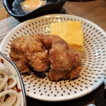 Yakitori Hare Tsubame - ３＆４　鶏の唐揚げ　＆　玉子焼き
