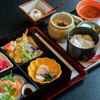 人気No.1　梅とろろ江戸箱膳