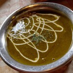 Ajian Kicchin Karau Ma - ほうれん草チキンカレー激辛！！