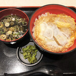 名代 富士そば - かつ丼550円