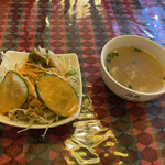 インドネパールレストラン Tara - サラダ(ドレッシング美味しい) スープ