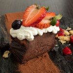 Rich chocolate terrine