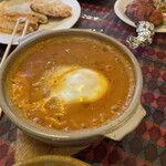 インドネパールレストラン Tara - 熱々石鍋キーマカレー