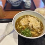 手打ちうどん寺屋  - かしわ天カレーうどん