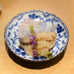 東麻布 天本 - 愛知すずきと北海道北寄貝