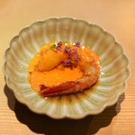 東麻布 天本 - ぼたん海老紹興酒漬け