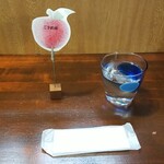 キッチン ブルー グローブ - 予約のテーブルセット