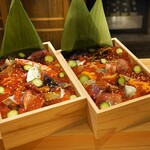 東麻布 天本 - お土産バラチラシ
