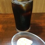 キッチン ブルー グローブ - アイスコーヒーのアップ