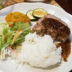 キッチン ブルー グローブ - ２度目はサラダを添えます